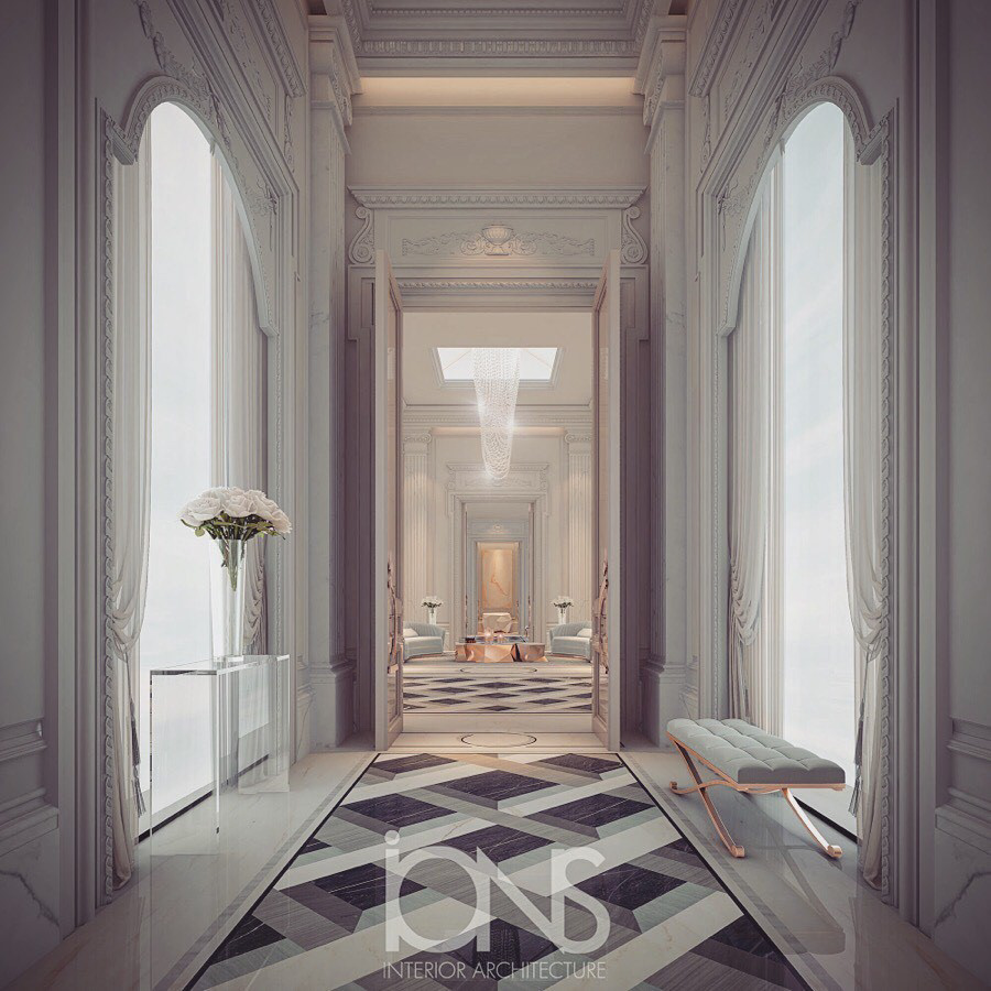 Regal Design Ideas for Palace Hallway on Behance