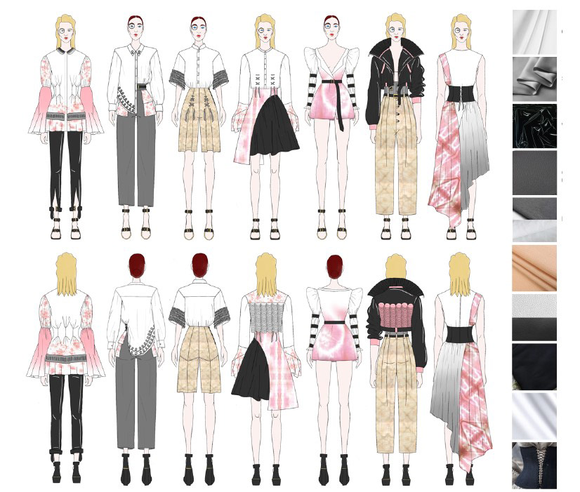 adobe illustrator design digital illustration Drawing  Fashion  fashion design fashion illustration logos Procreate visual identity