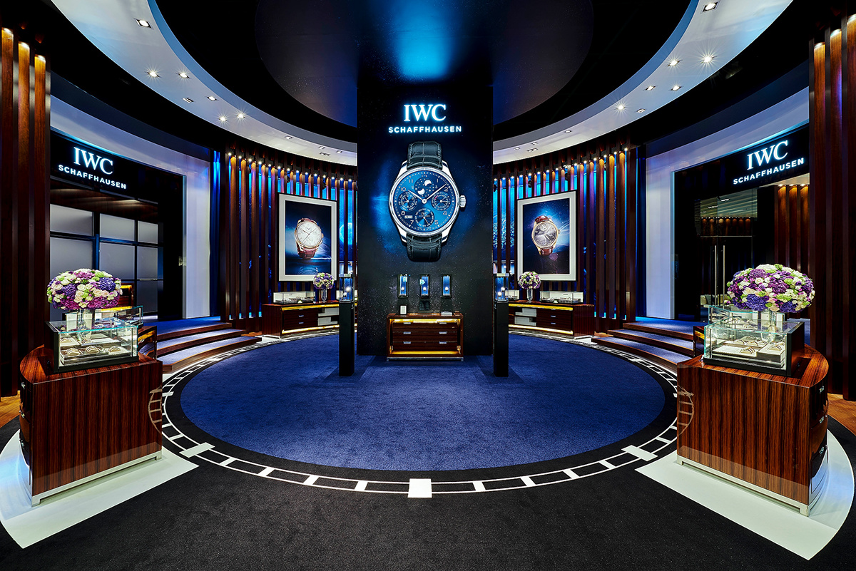 Interior Retail luxury Watches IWC Schaffhausen leader Hong Kong asia