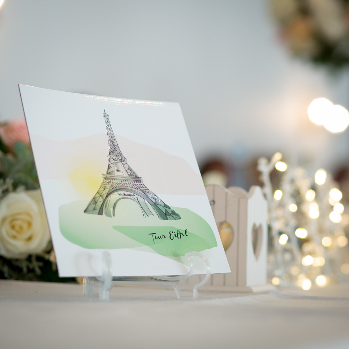 Paris Invitation Love wedding romantic bride monument eiffel notre dame