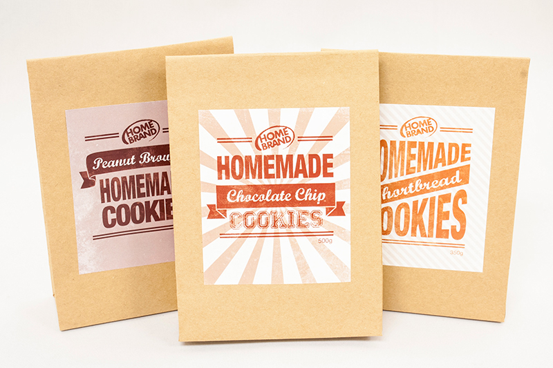 cookies FMCG homebrand biscuits tasty vintage type bag paper chocolate chip