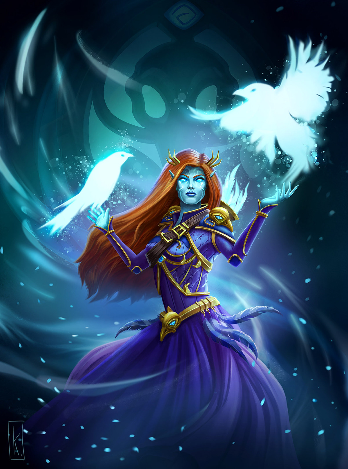 bruja fantasy ginger Maga Magic   witch woman