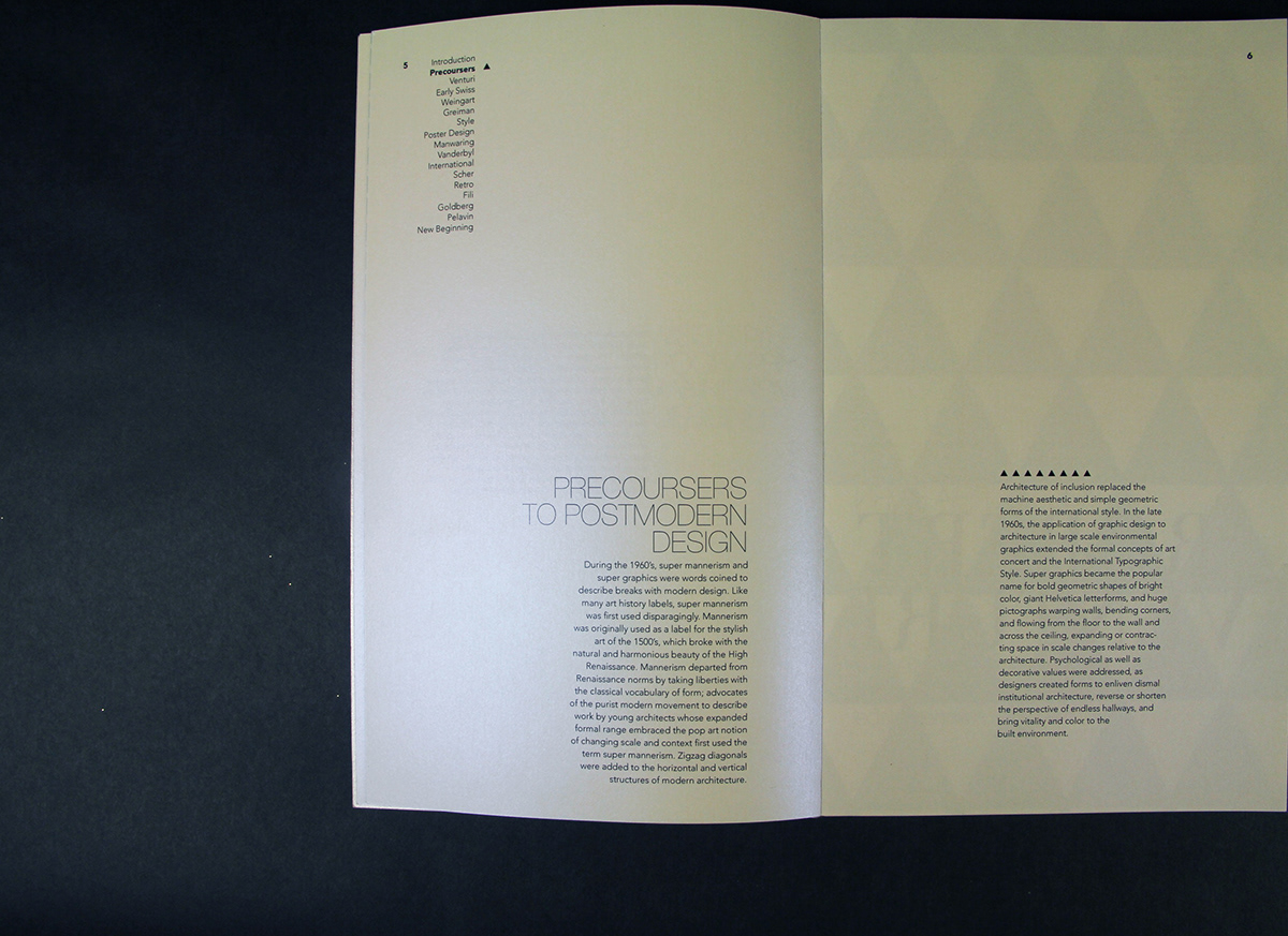 book design binding postmodern graphic Patterns