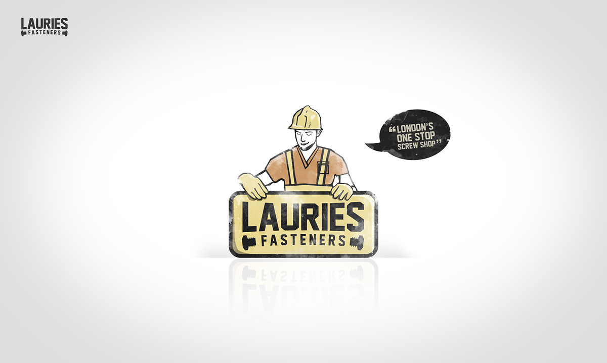 laurie construction townend Smartcar identity business logo businesscard London Ontario