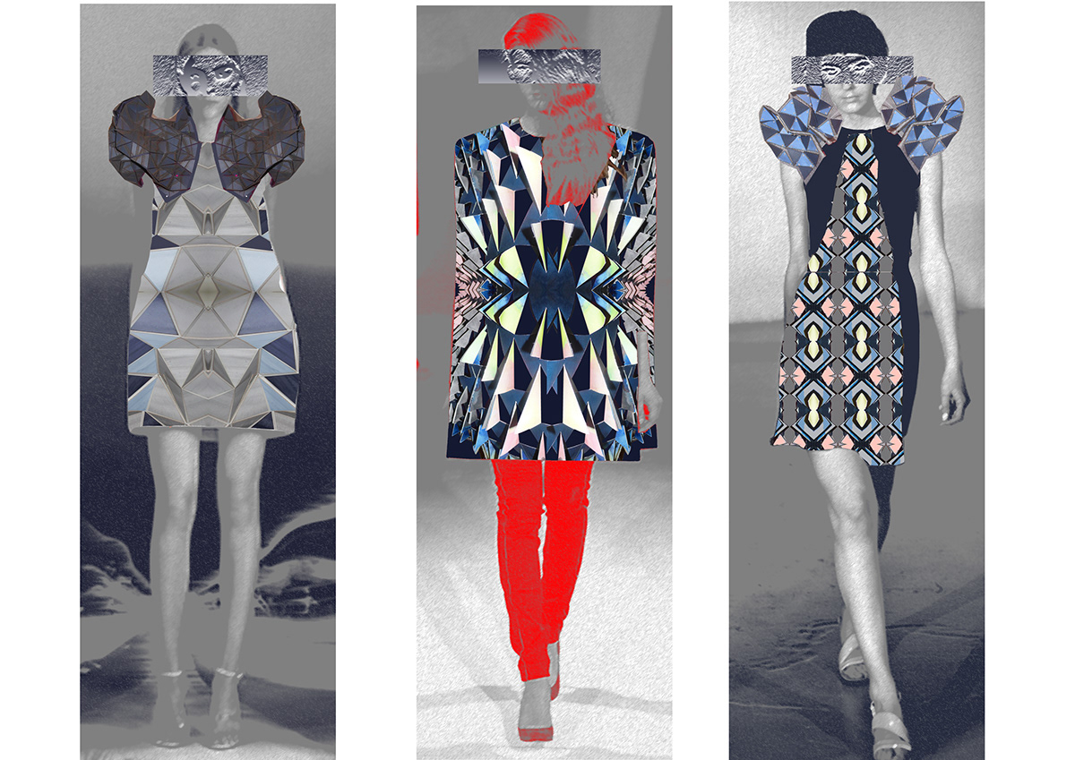 Textiles  print design laser cut fashion fabrics