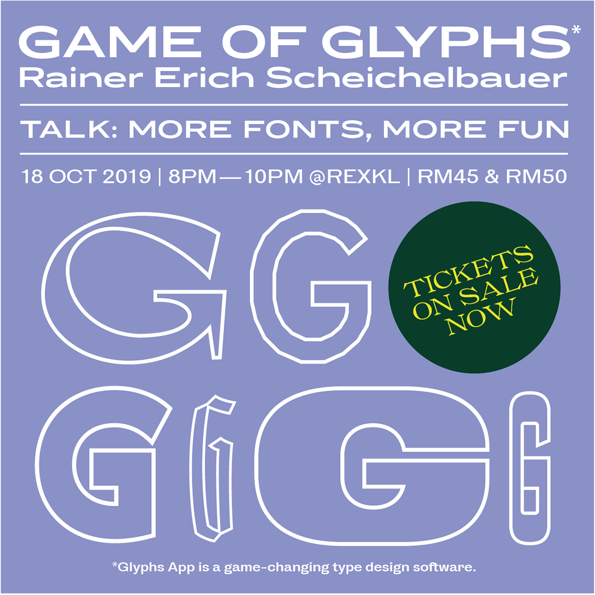 branding  game glyphs identity talk type typography   Workshop