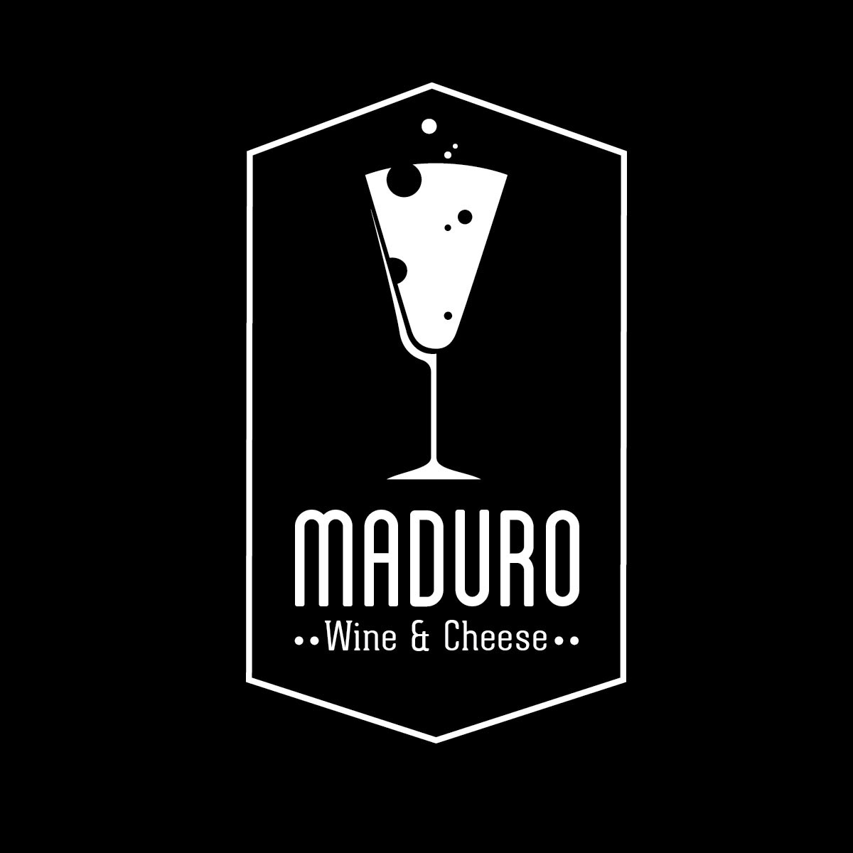 Maduro HAND LETTERING wine package design  Cheese Wine and Cheese