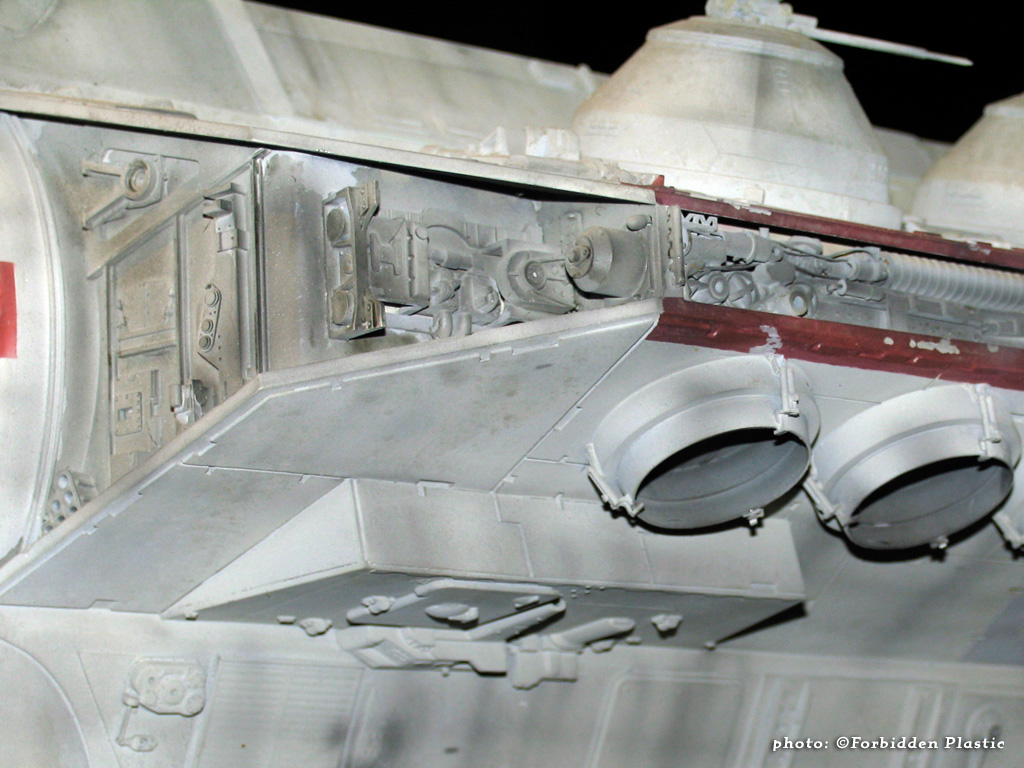 star wars miniatures models ILM CR90 Corvette Blockade Runner  Tantive IV