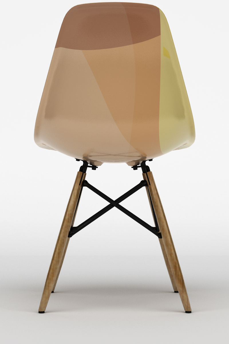 furniture Vitra EAMES PLASTIC SIDE CHAIRS by VITRA Ray Eames Zucca color shade Calligaris Lazy Armchair design