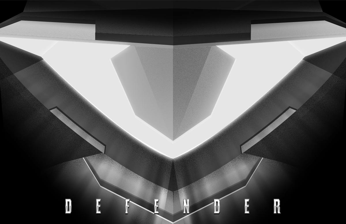 Voltron defender vector fanart poster time-lapse