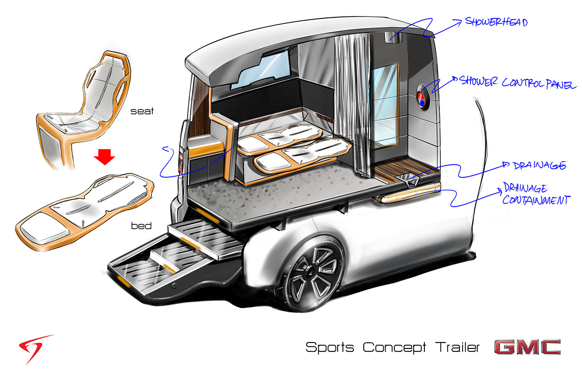 car Granite trailer gmc concept