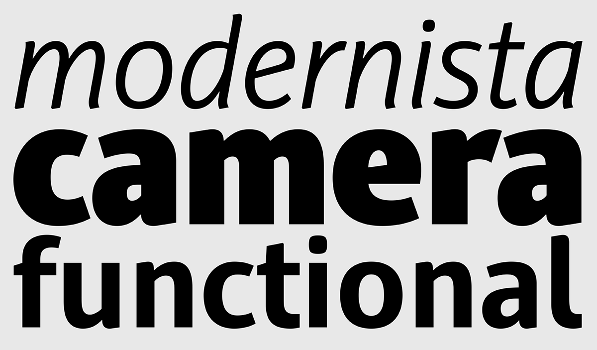 Adamant Sans Parachute Vedran Erakovic Latin Cyrillic modern font Typeface contemporary rounded corners italics Adamant Unique Distinct