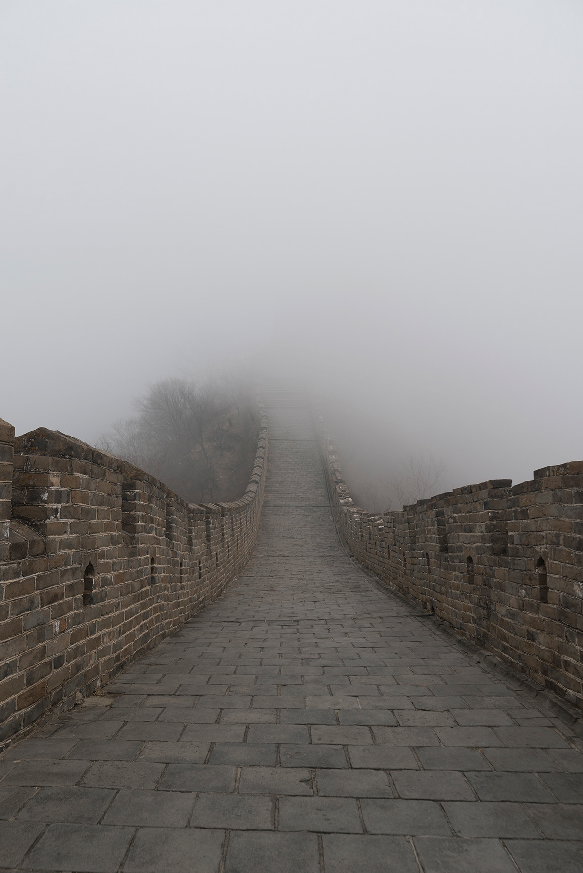 china great wall asia fog beijing travel photography Nikon Travel solitude