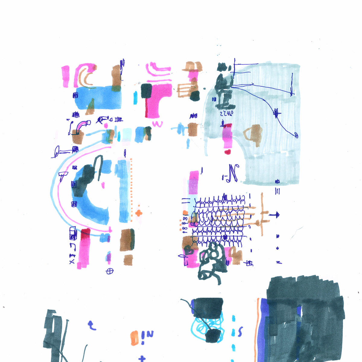 Antena3 Broadcast Graphics collage Drawing  identity ILLUSTRATION  jazz Portugal Radio abstract
