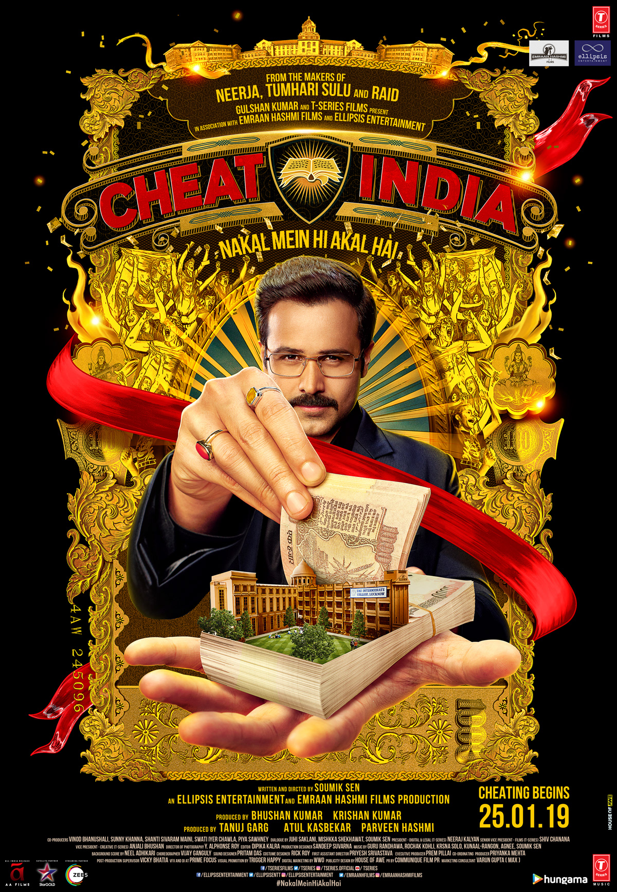 cheat india film poster thriller Education Bollywood golden 2018 Film hollywood emraan hashmi