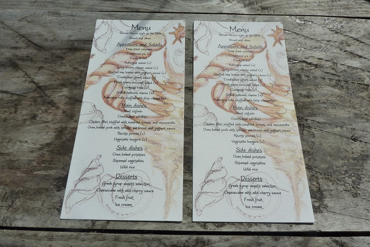 beach Seaside Shells watercolour exotic wedding Stationery Invitation greetings cards