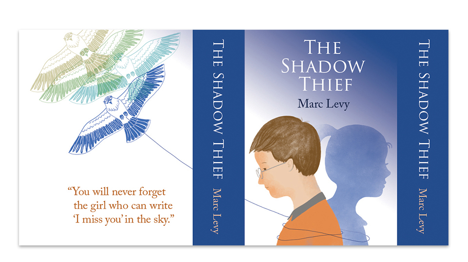 bookcover the shadow thief Love story Kite shadow