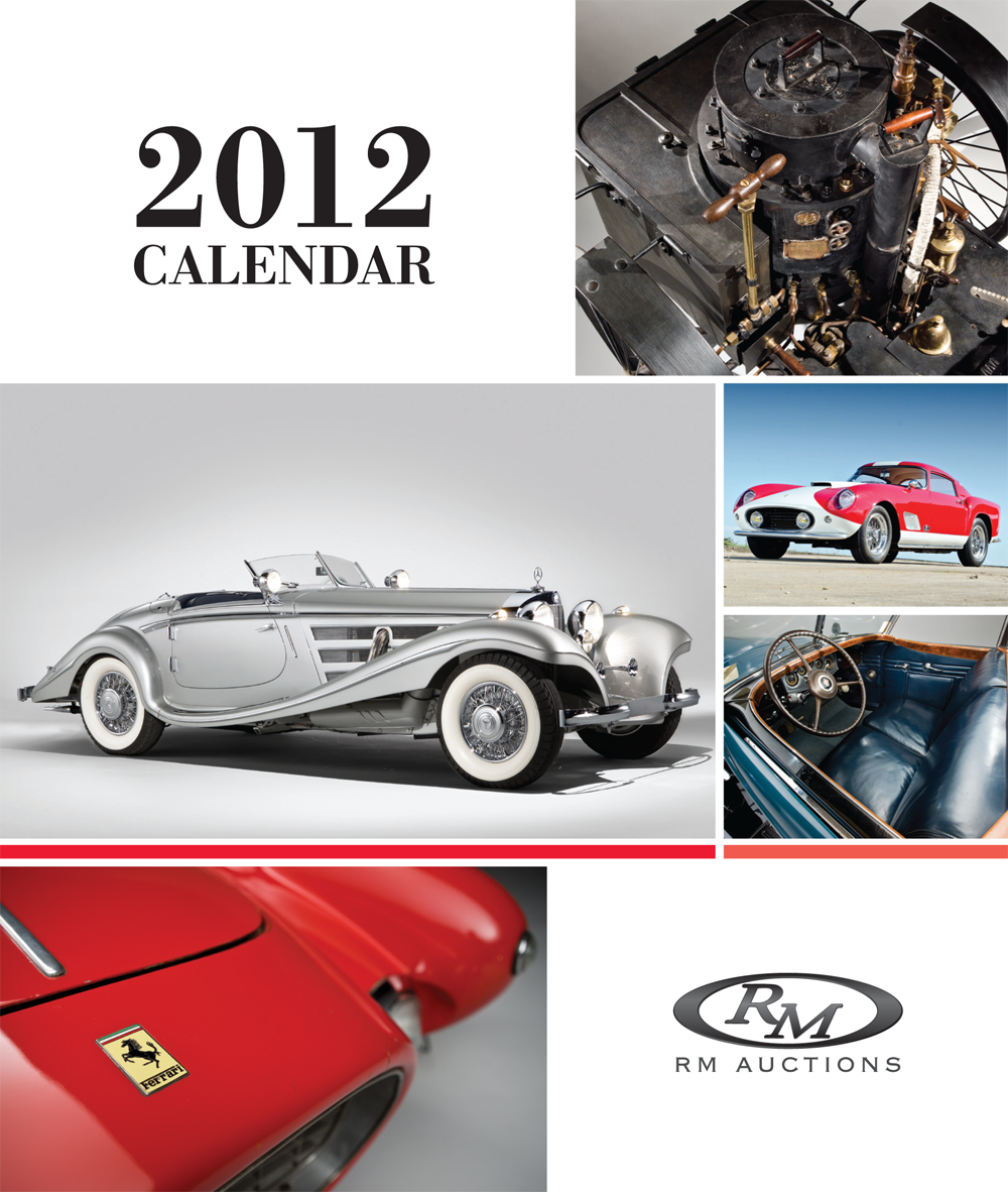 calendar print automobile