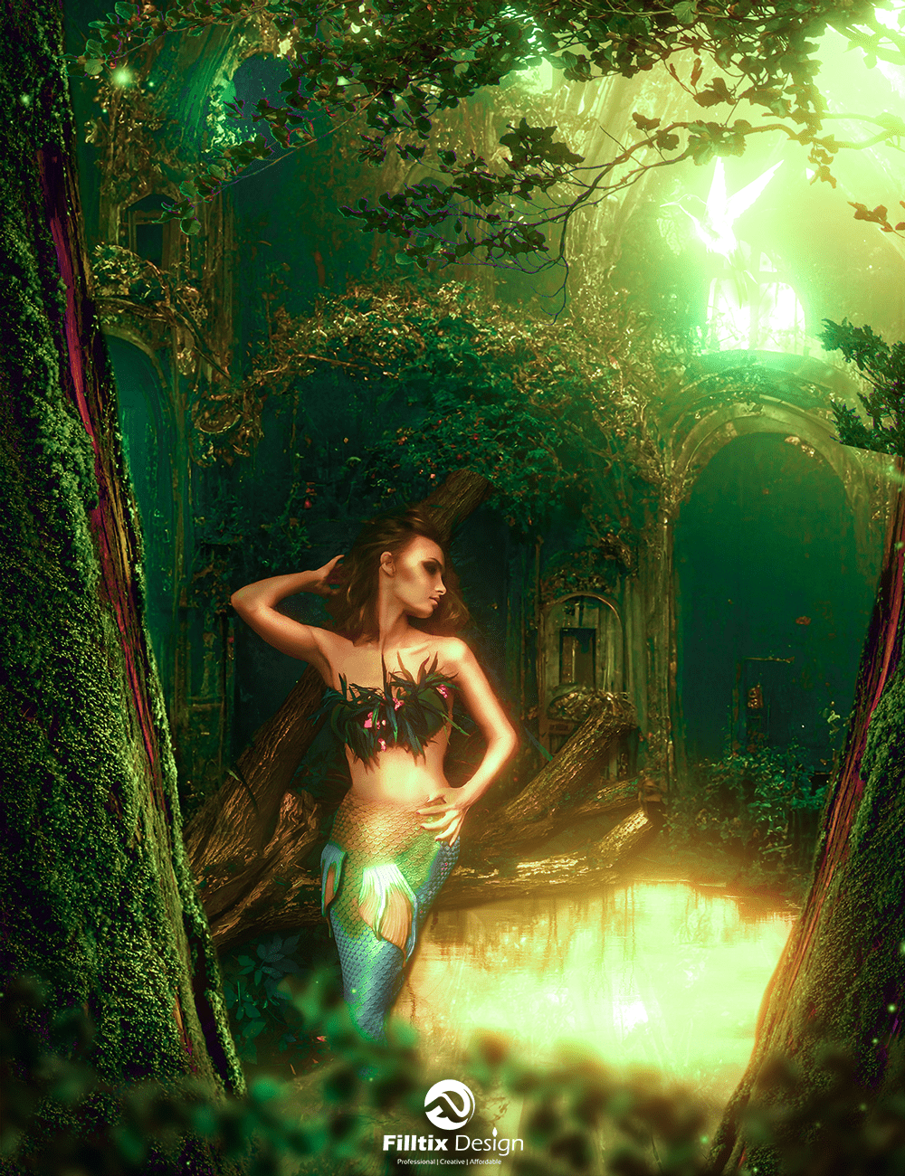 artwork Editing  fantasy imageediting manipulation mermaid photo editing photoediting photoretouching retouching 