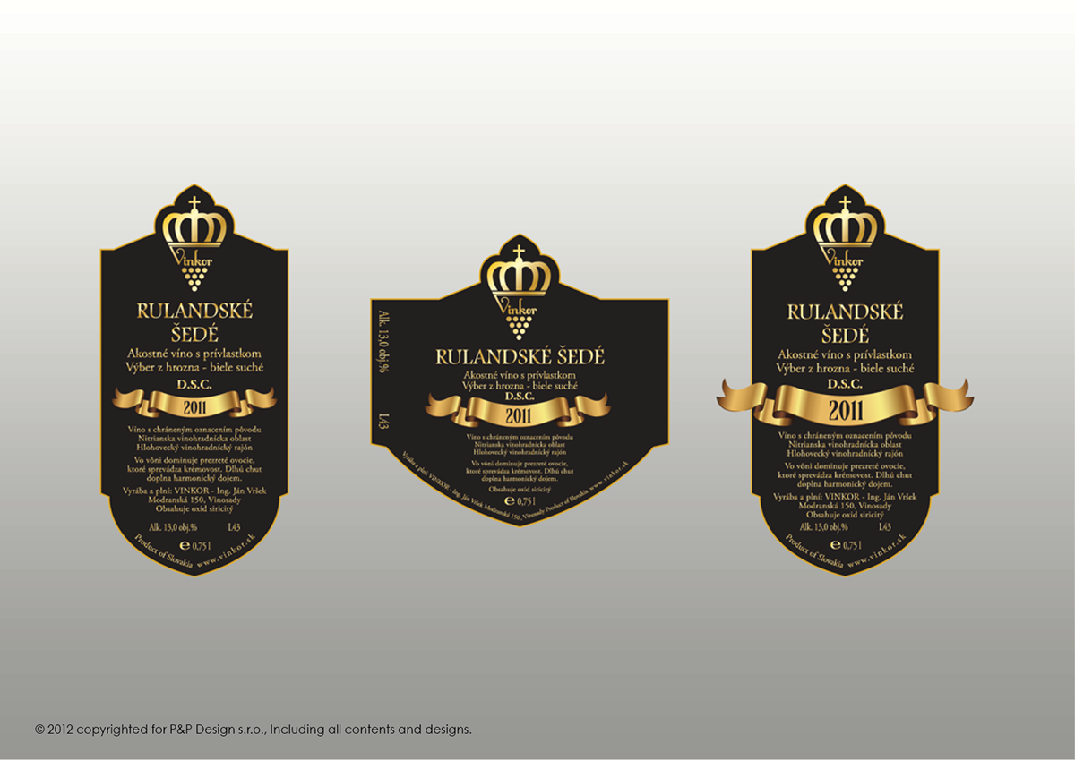 Label logo business card bottle branding  re-branding wine vinkor visual