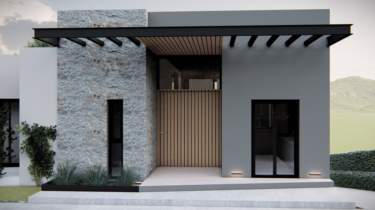 3D architecture arquitectura exterior lumion modern Render visualization