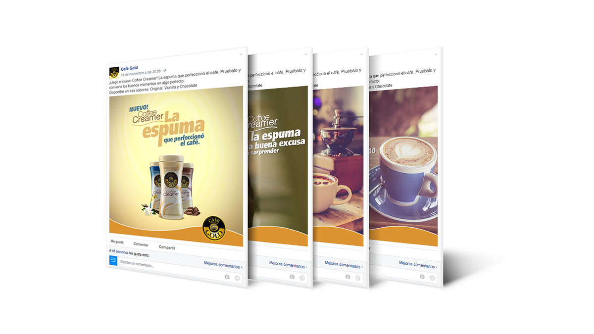 digital lanzamiento cafe Coffee cream product Advertising  design drinks