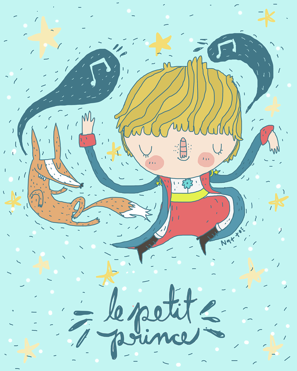 el principito Le Petit Prince doodle