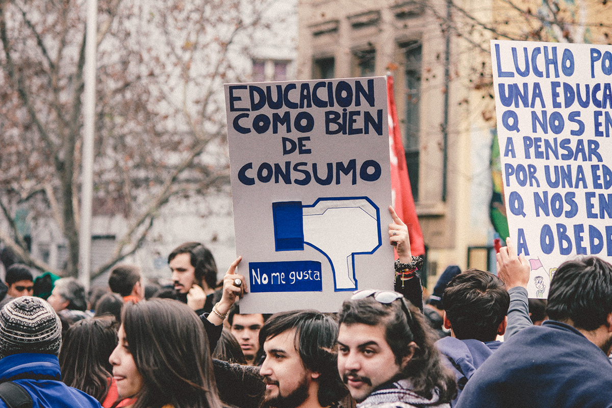 chile Santiago educación Education movement fight social media