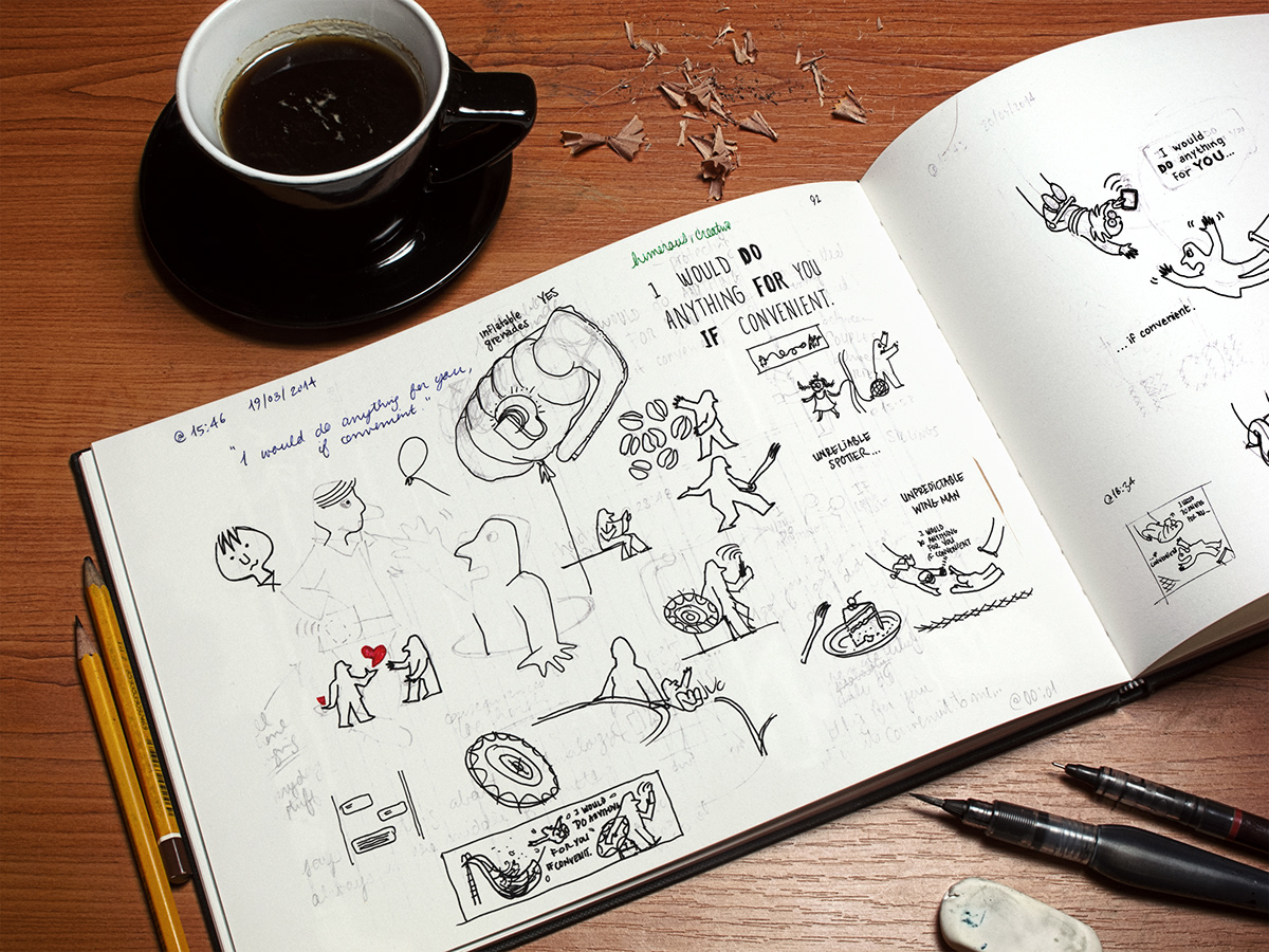 Mug  doodle sketch custom design personalized convenience wit humor