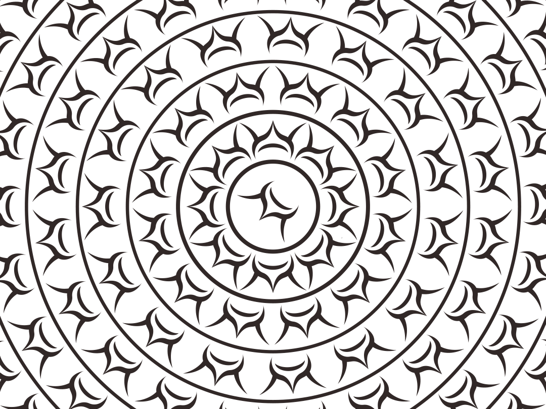 industrial designer Concentric Om circles logo branding  black White