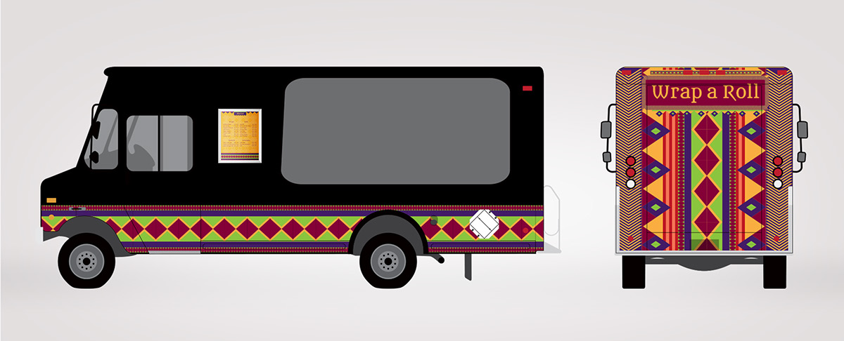 branding  Food truck identity Logo Design Patterns graphic design 