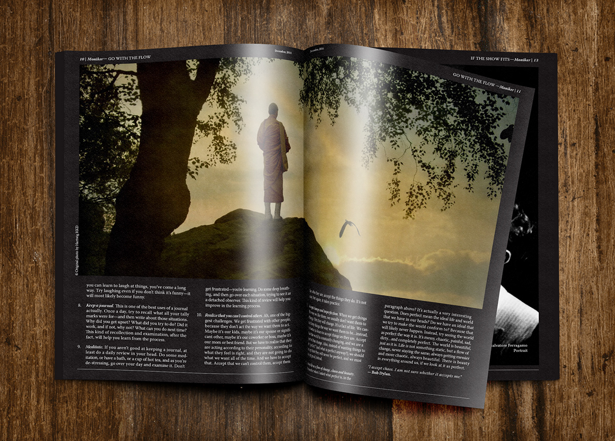 black and white magazine Layout Design article culture