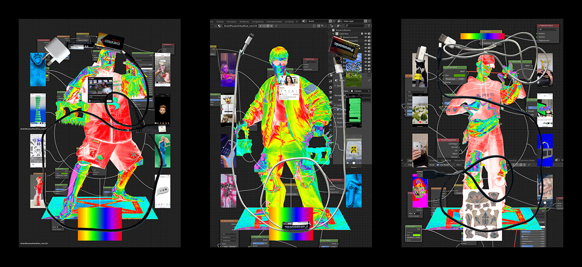 collage brand identity Data mosh tech LGBT max mollison screenshot Style Guidelines