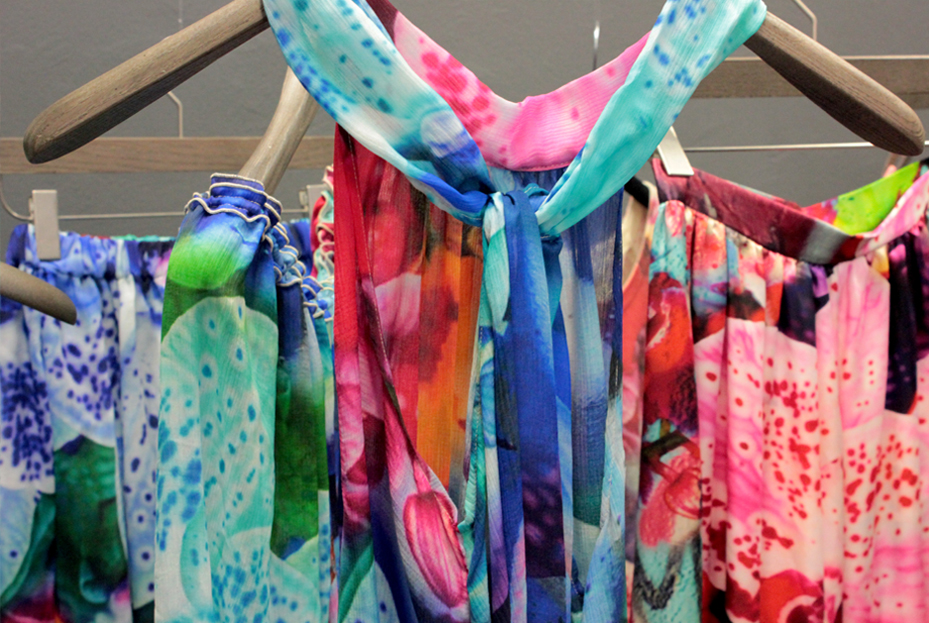 fashion textile fashion dresses fashion showroom silk print