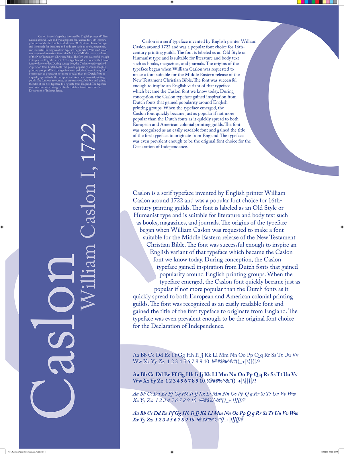 typography   Caslon educational font graphic design  ILLUSTRATION  Graphic Designer