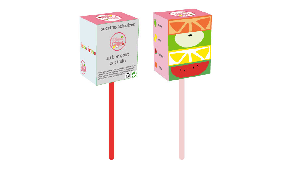 design analyse chupa chups lollipop Fruit fruity Candy minimalist simple