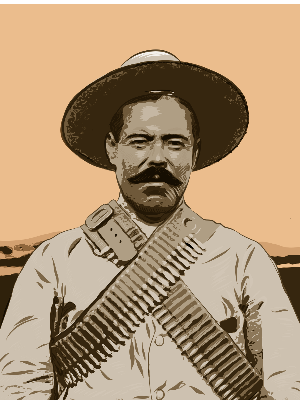 adobedraw vector MakeItonMobile portait mexican revolution history hispanic heritage