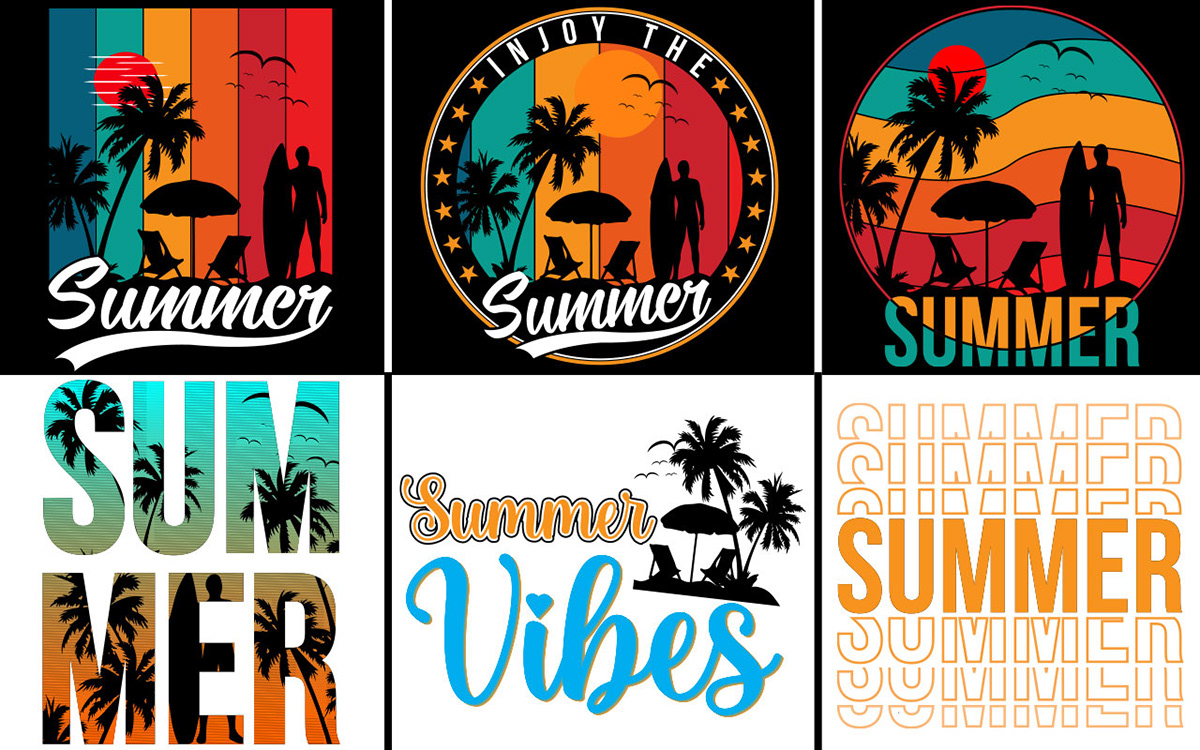 design Graphic Designer Summer T-shirt design tshirt t-shirt summer summertime vector