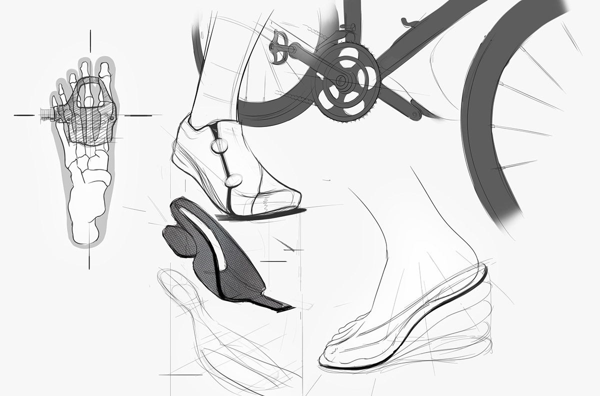 Bike cmf Cycling Cycling Shoe industrial design  product design  Render shoes Sports Design v2 studios