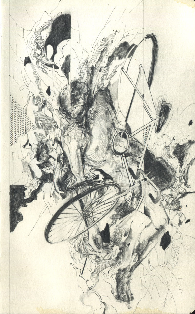 sketchbook Pencil drawing Experimentation sketching portrait Drawing  figurative gesture