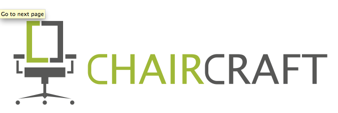 chair logo business card letterhead furniture supplier design