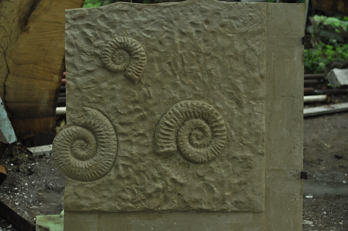 clay figure relief stone paleoart animal