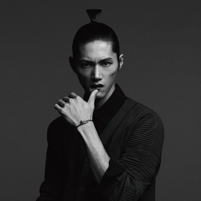 model black and white portraits men's fashion editorial Edgar