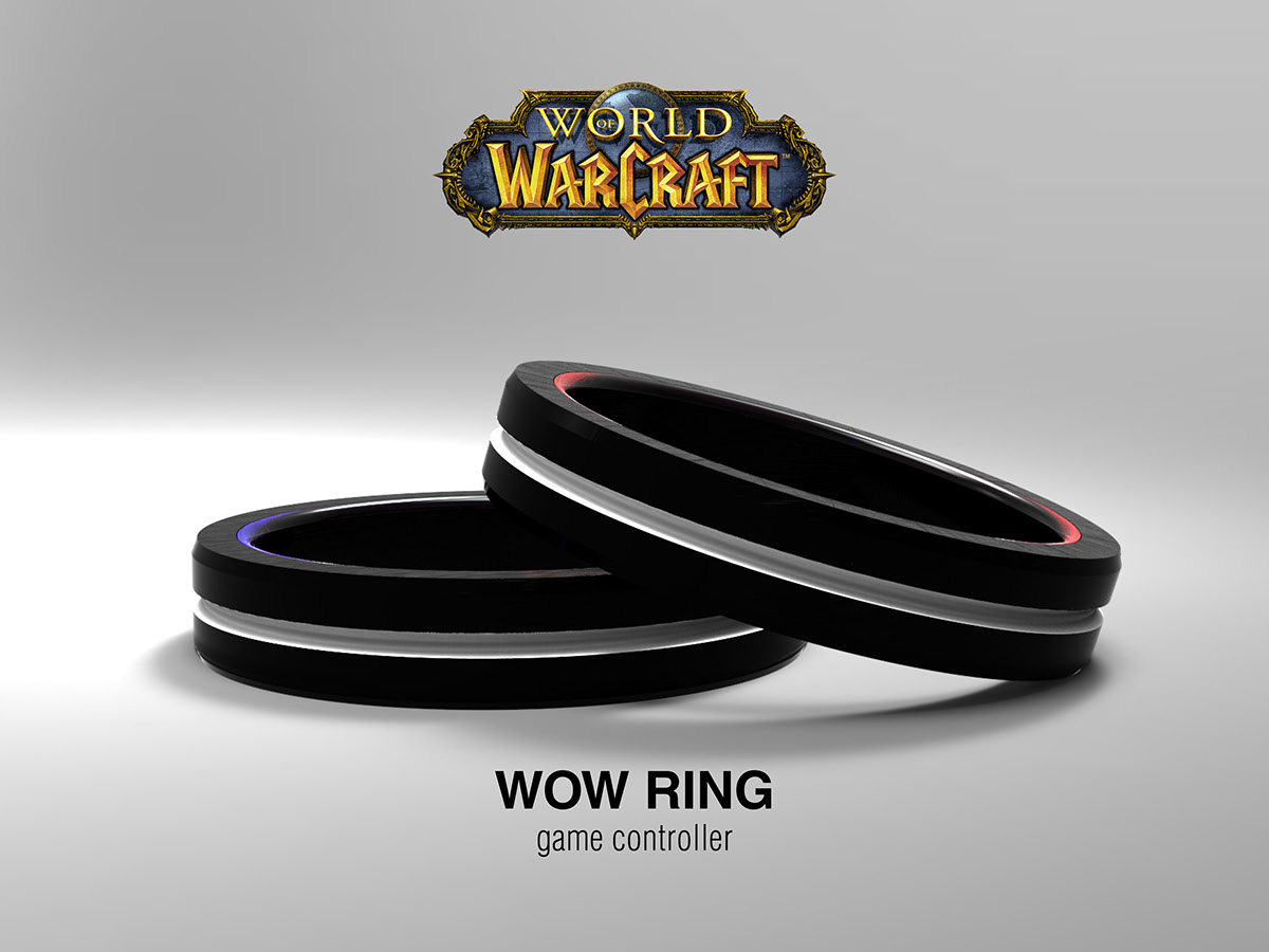 commercial design Game addiction World of warcraft ring gesture control