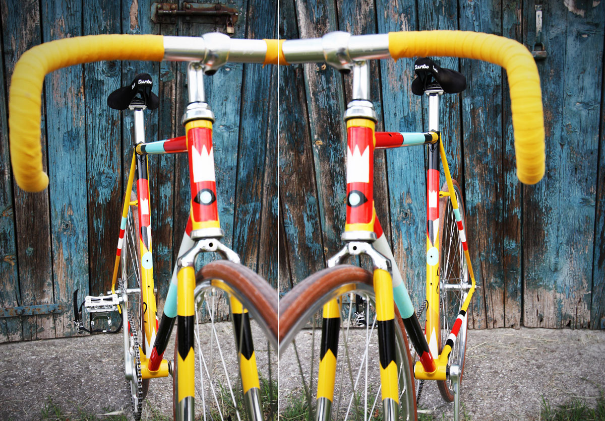 Bike  fixed  bicycle decoration