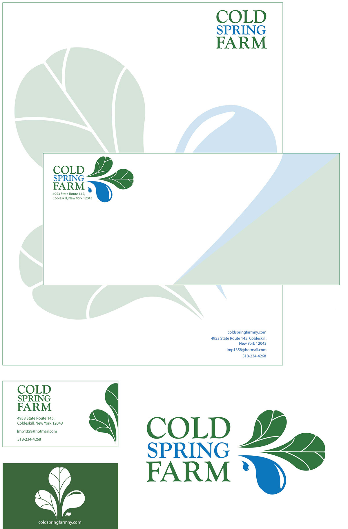 logo farm business card letterhead