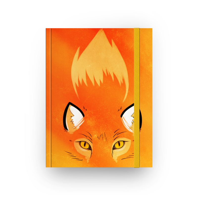 FOX Ilustração Cases almofada raposa sketchbook
