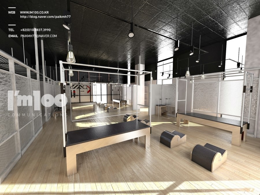 Pilates Inteior Gym Inteior modern inteior industrial  Inteior 3D Interior 3D