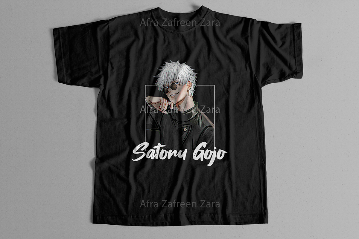 anime Tshirt Design Clothing modern streetwear trendy typography   Unique design for sale