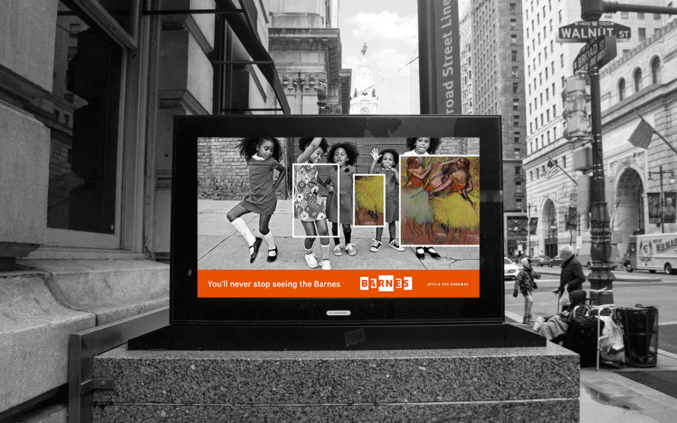 museum ad campaign outdoor advertising painting   marketing campaign nonprofit Arts advertising Museum Marketing